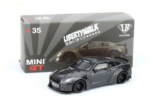 【送料無料】ホビー 模型車 バイク レーシングカー モデルマジックグレーコレクションmini gt 164 alloy car model nissan gtr35 gtr magic grey gift collection