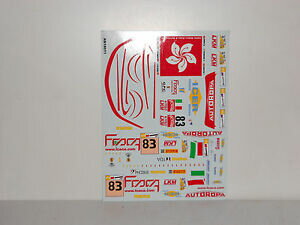 【送料無料】ホビー 模型車 バイク レーシングカー デカールフェラーリルマンdecal ferrari f430 gt2 24h le mans 2007 83 bbr 118 cod ab18011