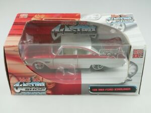 ホビー ・模型車・バイク レーシングカー マイストカスタムフォードスターライナーハードトップクーペローライダーボックスmaisto 126 custom 1960 ford starliner hardtop coupe low rider with box 512822