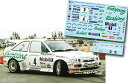 【送料無料】ホビー ・模型車・バイク レーシングカー デカールカートゴットリッチャーフォードエスコートコスワースラリーエルコルテイングルスc131 decal ...