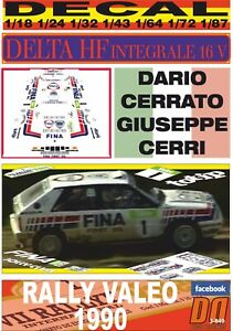 【送料無料】ホビー ・模型車・バイク レーシングカー デカルランチアデルタインテグラテレセラートヴァレオdecal lancia delta integrale 16v fina dcerrato r valeo 1990 winner 06