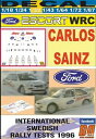 【送料無料】ホビー ・模型車・バイク レーシングカー デカールフォードエスコートカルロスサインズスウェーデンラリーテストdecal ford escort wr...