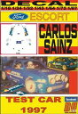 【送料無料】ホビー ・模型車・バイク レーシングカー デカールフォードエスコートカルロスサインズテストカーdecal ford escort carlos sa...