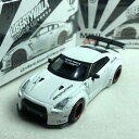 【送料無料】ホビー 模型車 バイク レーシングカー モデルスカイラインワークスマットホワイト164 tsm model minigt nissan skyline lb works gtr r35 matte white rhd