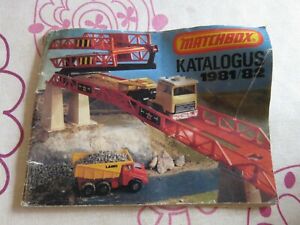 【送料無料】ホビー ・模型車・バイク レーシングカー マッチコレクターカタログカタログmatchbox collectors catalogue catalog 19811982
