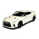 yzzr[ E͌^ԁEoCN [VOJ[ zCg^bNXP[fJ[bburago 21082 nissan gtr white metallic 2017 scale 124 model car