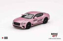 【送料無料】ホビー ・模型車・バイク レーシングカー ミニベントレーコンチネンタルメモリアルカーmini gt 88 bentley continental gt 2020 memorial car ~ 164