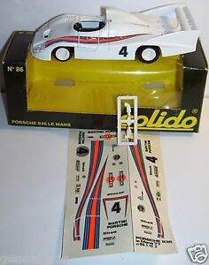 【送料無料】ホビー ・模型車・バイク レーシングカー ポルシェルマンoボックスミラーold solido porsche 936 le mans 1977 no 4 ref 86 143 box decalques mirrors b