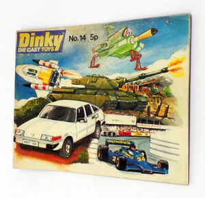 ホビー ・模型車・バイク レーシングカー ディンキーカラーカタログページdinky toys 16x12cm colour catalogue 14 1978 40 pages