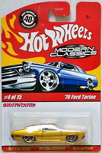 Racing Car - 【送料無料】ホビー ・模型車・バイク レーシングカー ホットホイールモダノクラシフォードトリノオロhot wheels 2008 moderno classici 70 ford torino 415 oro w