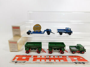 【送料無料】ホビー ・模型車・バイク レーシングカー ワイキングユニモッグセットシーメンスcn1400, 5 2x wiking h0187 unimog set 404 2726 5021 siemens, sehr gut