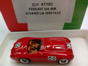 【送料無料】ホビー ・模型車・バイク レーシングカー ジョリーモデルフェラーリjolly model jl87001 ferrari 166 mm winner lm 1949 n22