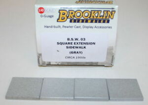 ホビー ・模型車・バイク レーシングカー ブルックリンスケールゲージスクエアエクステンションbrooklin sidewalks 143 scale o gauge bsw03square extension sidewalk