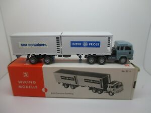 【送料無料】ホビー ・模型車・バイク レーシングカー wiking magirus refrigerators container stz magirus 235d ssk28