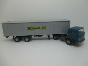 【送料無料】ホビー ・模型車・バイク レーシングカー wiking mb 1620 container stz united states lines, acid hb 8661 ssk73