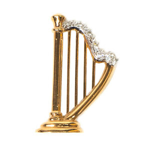 【送料無料】ホビー ・模型車・バイク レーシングカー ヴィンテージデザインゴールドメッキハープブロ..