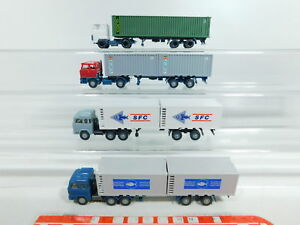 【送料無料】ホビー ・模型車・バイク レーシングカー bv9700, 5 4x wiking h0187 container semitrailer ford magirus daf, neuw