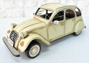 ホビー ・模型車・バイク レーシングカー ヴィンテージシトロエンベージュカラーアルタメンテコレクシオンアルテvintage 1950 citroen 2cvtoy modelo fundido beige color altamente coleccion arte