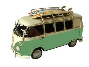 ̵ۥۥӡ Ϸ֡Х 졼󥰥 ɥإ祢ޥΥǥåȥ֥ǥ֥󥳥ۥ饿ǥjayland hecho a mano 1966 vw deluxe autobus en verde y blanco hojalata modelo