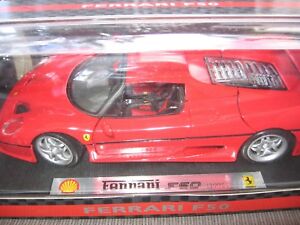 【送料無料】ホビー 模型車 バイク レーシングカー フェラーリレッドシェルエディションマイストボックスferrari f50 red 1995 shell limited edition 118 maisto boxed