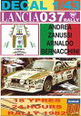 yzzr[ E͌^ԁEoCN [VOJ[ fJ[`A[}eB[jUkbVCvXdecal 143 lancia 037 rally martini a zanussi ypres r dnf 1982 01