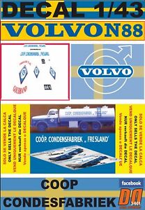 【送料無料】ホビー ・模型車・バイク レーシングカー デカールボルボコープコンデスファブリークdecal 143 volvo n88 coop condesfabriek 01