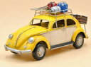 【送料無料】ホビー ・模型車・バイク レーシングカー ユニークイエローバグビートルカーメタルレトロコレクターモデルデコフィギュアunique gift yellow bug beetle car metal retro collectors model deco figurine