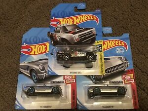 【送料無料】ホビー ・模型車・バイク レーシングカー ホットホイールザマックコルベットダッジ2018 hot wheels zamac 2 two 1955 corvette amp; 2020 ‘87 dodge d100 free shipping