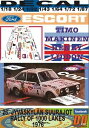【送料無料】ホビー ・模型車・バイク レーシングカー デカールフォードエスコートマキネンdecal ford escort rs 1800 mk ii t ma...