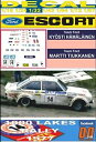【送料無料】ホビー ・模型車・バイク レーシングカー デカールフォードエスコートキオスティハマライネンdecal ford escort rs 1800 kyo...