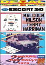 【送料無料】ホビー ・模型車・バイク レーシングカー デカールフォードエスコートウィルソンdecal ford escort rs 1800 mkii m wi...