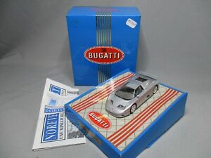 楽天hokushin【送料無料】ホビー ・模型車・バイク レーシングカー ノレフブガッティモデルシルバートレボンエタットal971 norev 143 bugatti eb110 development model 1992 silver tres bon etat