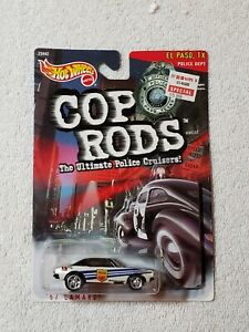 【送料無料】ホビー ・模型車・バイク レーシングカー ホットホイールロッドエルパソカマロhot wheels cop rods el paso,tx 67 camaro
