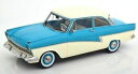 【送料無料】ホビー ・模型車・バイク レーシングカー フォードターコイズホワイトモデルスケールford taunus 17m p2 1957 turquoise amp; white 118 model kk scale