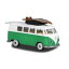 ̵ۥۥӡ Ϸ֡Х 졼󥰥 ե륯󥳥ӥХեץ꡼ޥåȥơvolkswagen t1 combi bus with surf vw type 2 green 243a majorette vintage 2017