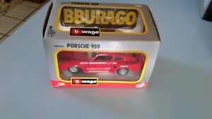 ホビー ・模型車・バイク レーシングカー ブラゴタラポルシェインボックスボックスベース124 burago cod0121 porsche 959 in boxbox base