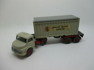 【送料無料】ホビー ・模型車・バイク レーシングカー wiking mb 1413 container articulated lorry integrated container service inc shear 59 *