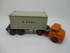 【送料無料】ホビー ・模型車・バイク レーシングカー wiking mb 1413 semi container d au ssk63