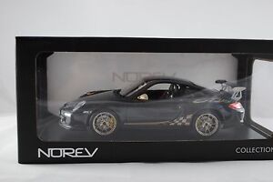 ホビー ・模型車・バイク レーシングカー ノレフポルシェダークグレーオリジナルボックス118 norevporsche 911 gt3 rs dark greyrarity in original box 187569