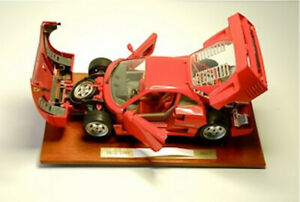 【送料無料】ホビー 模型車 バイク レーシングカー フェラーリレッドスケールブラゴオリジナルボックスferrari f40 red scale 1 18 burago limited edition with original box