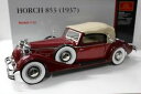 【送料無料】ホビー ・模型車・バイク レーシングカー ダークレッドレッド112 cmc horch 853 dark redred 1937c002