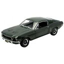 【送料無料】ホビー 模型車 モデルカー モデルカー118グリーンbullitt1968フォードムスタングgtファストバック