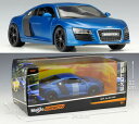 【送料無料】ホビー 模型車 モデルカー アウディダイカストコレクションmaisto 124 audi r8 alloy diecast vehicle car ...
