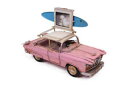 【送料無料】ホビー 模型車 モデルカー レトロシボレーピンクモデルモデルデスクアクセサリフレームretro chevrolet pink drophead mo...