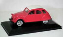 【送料無料】ホビー 模型車 モデルカー シトロエンサーモンピンクモデルカーcitroen 2cv salmon pink white roof 143 model car refbox3m