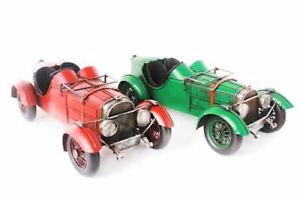 楽天hokushin【送料無料】ホビー 模型車 モデルカー ビンテージレースカーブリキモデルtin model of a vintage racing car, various colours
