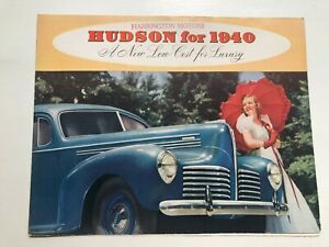 【送料無料】ホビー 模型車 モデルカー ハドソンパンフレットモデルカラー1940 hudson car s brochure ..