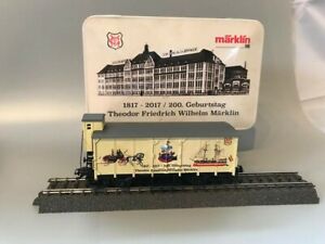 ホビー 模型車 モデルカー aモデルクラブボックスmarklin 48217 special car model railway club 2017 goeppingen in a tin box