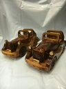 【送料無料】ホビー 模型車 モデルカー クラシックモデル 2x hand carved thuya wooden cars classic model home...