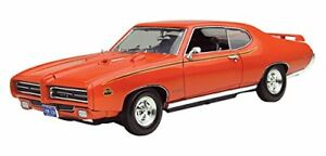 ホビー 模型車 モデルカー ポンティアックオレンジモデルカーpontiac gto judge, orange , 1969, model car, readymade, motormax 124